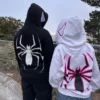 Spider Punk Zip Up Hoodie