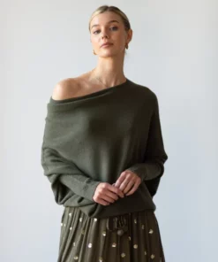 Asymmetric Draped Jumper