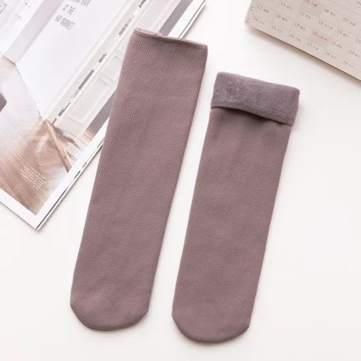 🔥 PROMOTION🔥🌼2023 NEW Snugly Velvet Winter Thermal Socks - Image 13