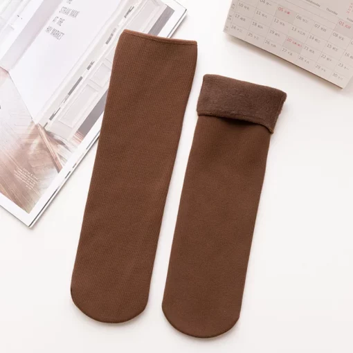 🔥 PROMOTION🔥🌼2023 NEW Snugly Velvet Winter Thermal Socks - Image 11