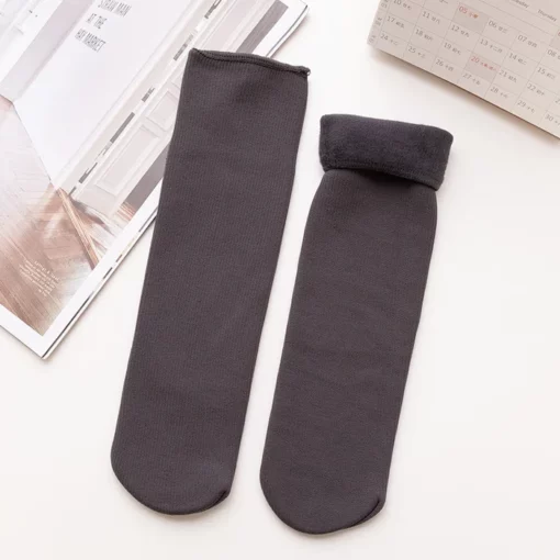 🔥 PROMOTION🔥🌼2023 NEW Snugly Velvet Winter Thermal Socks - Image 8