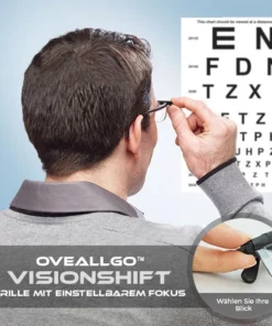 Oveallgo™ VisionShift Präzisionslesebrille mit einstellbarem Fokus