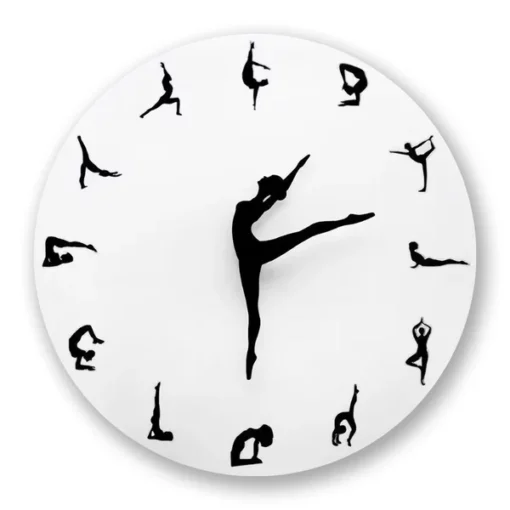 Charming Ballerina Wall Clock