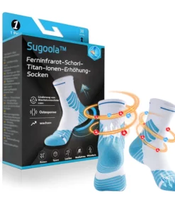 Sugoola™ Ferninfrarot-Schorl-Titan-Ionen-Erhöhung-Socken