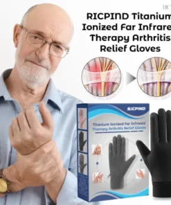 RICPIND Titanium Ionized Far Infrared Therapy ArthritisRelief Gloves