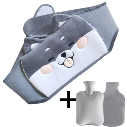 Plush Refillable Hot Water Bottle Belt - Image 5