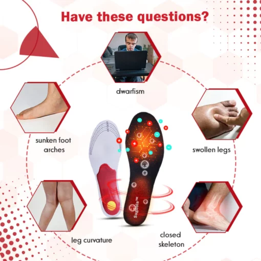 Sugoola™ HeightBoost Far Infrared Titanium Ion Arch Correction Insoles - Image 9