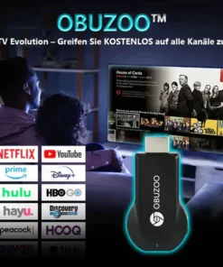 OBUZOO™ Mini TV-Streaming-Gerät – Zugriff auf alle Kanäle kostenlos