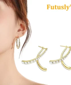 Futusly™ Elegante Lymphmagnet Ohrhaken