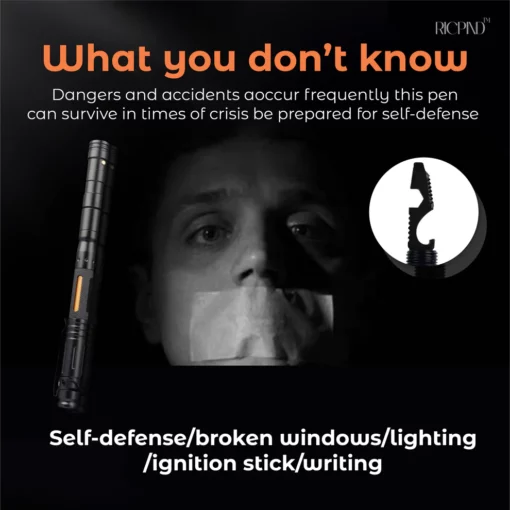 RICPIND Multifunctional Self-Defense LED Pen - Image 5