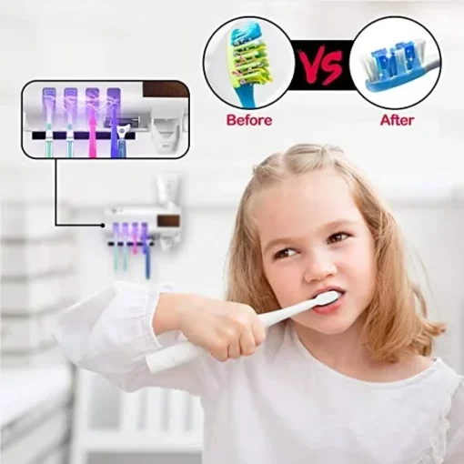 Smart UV Sterilizing Toothbrush Holder - Image 8