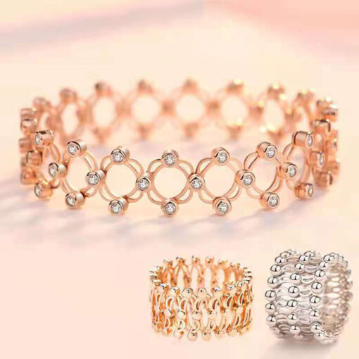 Adjustable Fashion Bracelet Ring - Image 8