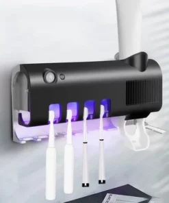 Smart UV Sterilizing Toothbrush Holder