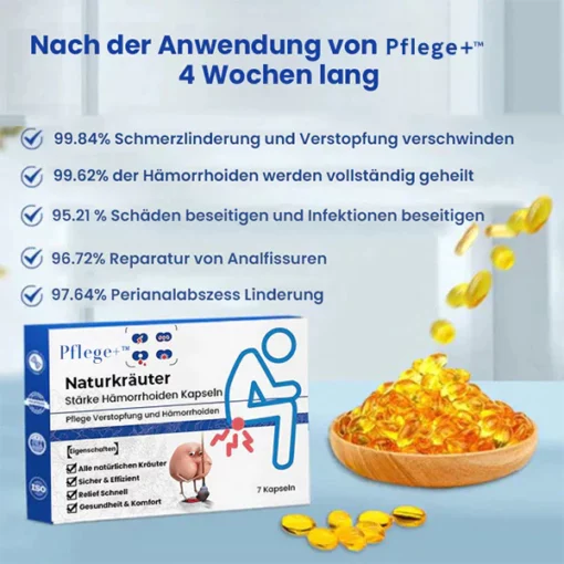 Pflege+™ Natürliche Kräuterstarke Hämorrhoiden-Kapseln - Image 4