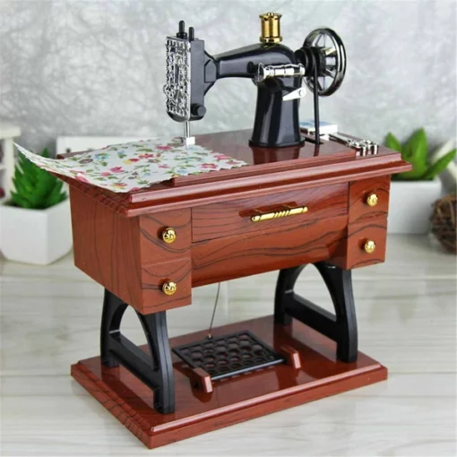 Premium Sewing Machine Music Box - Image 11