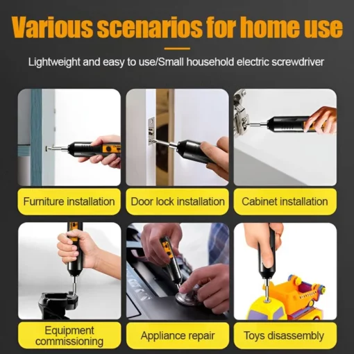 Portable Home Use Electric Screwdriver Set - Image 12