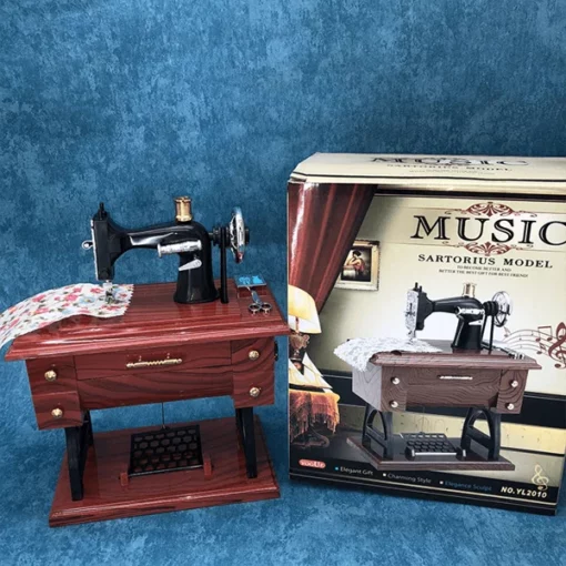 Premium Sewing Machine Music Box