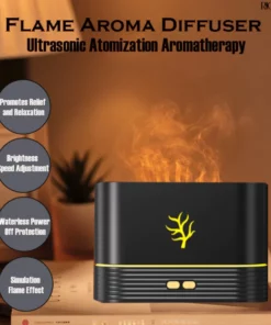 RICPIND Flame Aroma Ultrasonic Air Humidifier