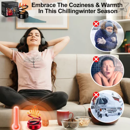 🌈HOTZR™ Portable Kinetic Molecular Heater - ⛄🚗Made in the USA - Image 8