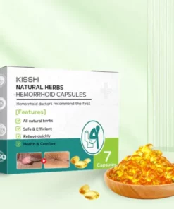 Kisshi™ Natural Herbal Strength Hemorrhoid Capsules