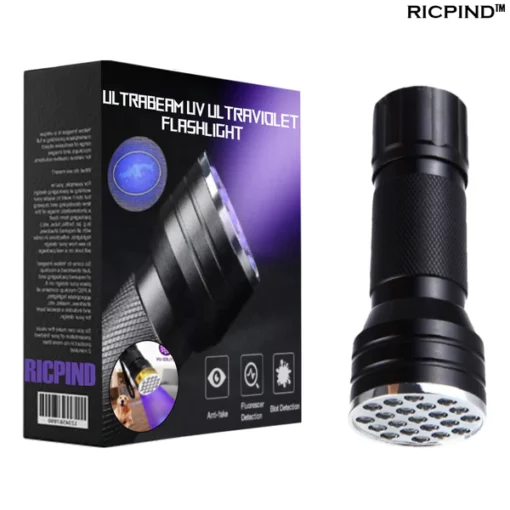 RICPIND UltraBeam UV Ultraviolet Flashlight