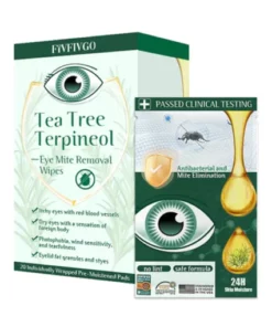 Fivfivgo™ Tea Tree Terpineol Eye Mite Removal Wipes