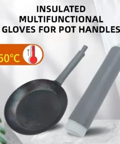 Pot handle and spatula rubber heat insulation cover