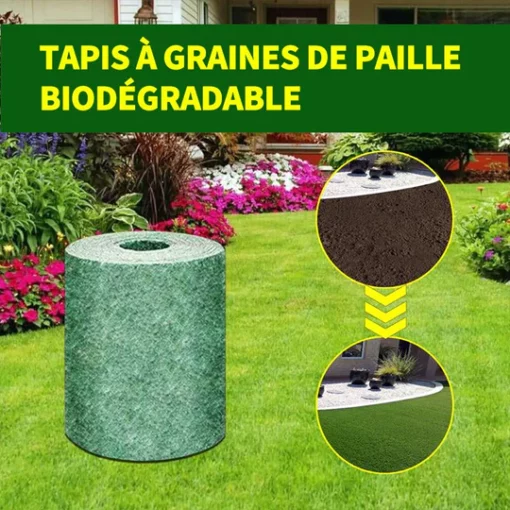 Tapis de Semis de Gazon Biodégradable - Image 2