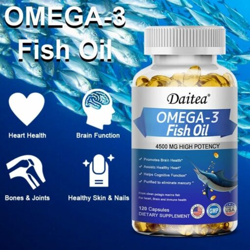 Natravor™Omega-3 Natural Fish Oil – 3 pcs (Buy 2 get 1 Free) 180 Softgels - Image 5