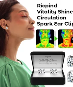 RICPIND Vitality Shine Circulation Spark Ear Clips