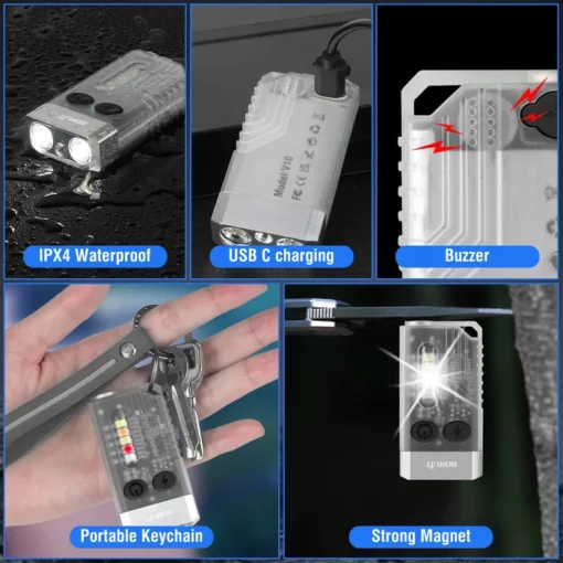 V10 EDC Keychain Flashlight - Image 14