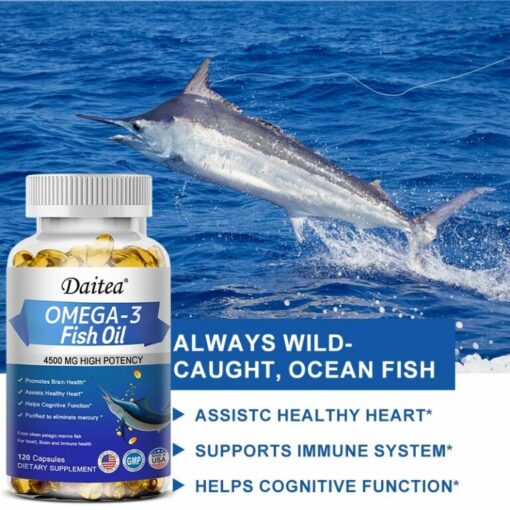 Natravor™Omega-3 Natural Fish Oil – 3 pcs (Buy 2 get 1 Free) 180 Softgels - Image 4