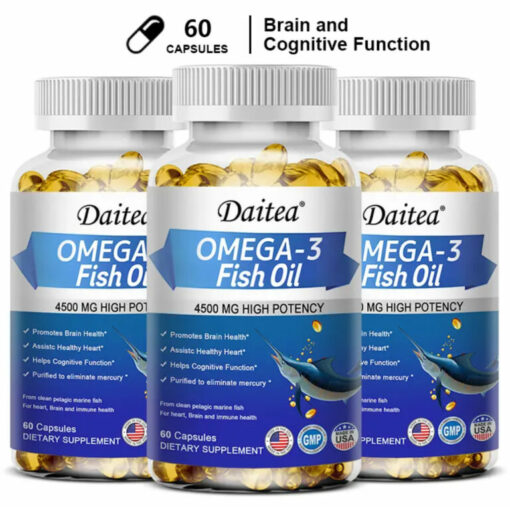 Natravor™Omega-3 Natural Fish Oil – 3 pcs (Buy 2 get 1 Free) 180 Softgels - Image 7