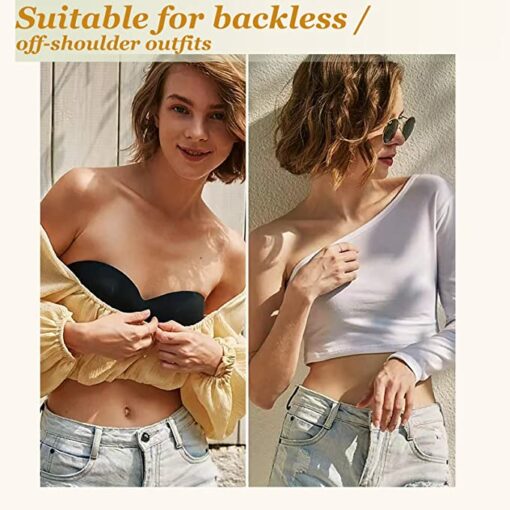 Full Support NonSlip Convertible Bandeau Bra - Image 4