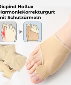 RICPIND Hallux Harmonie Korrekturgurt mit Schutzärmeln