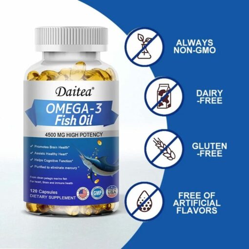 Natravor™Omega-3 Natural Fish Oil – 3 pcs (Buy 2 get 1 Free) 180 Softgels - Image 2