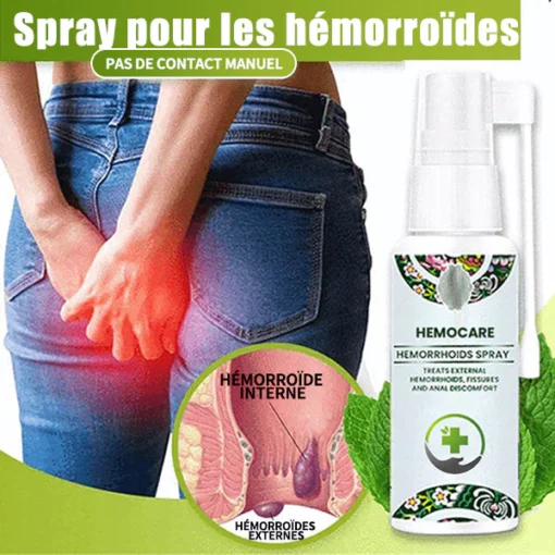 Spray d'herbes Hemocare™ pour les hémorroïdes- French - Image 5