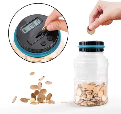 Electronic Piggy Bank Counter Coin Digital LCD Counting Coin Money - Image 6