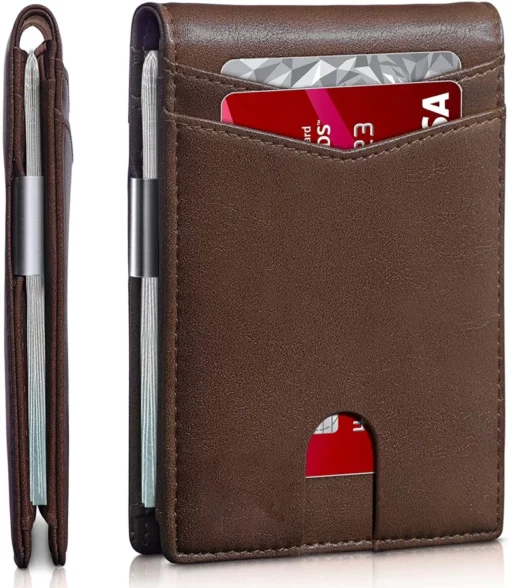 Elegant Anti-Theft Leather Wallet - Image 11