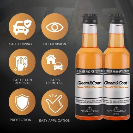 Gleam&Coat™ Glass Oil Film Remover - Image 2