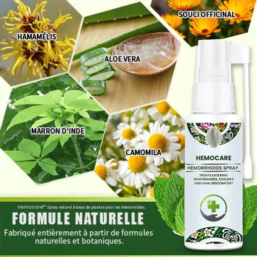 Spray d'herbes Hemocare™ pour les hémorroïdes- French - Image 3