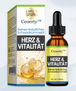 Ceoerty™ Herz & Vitalität Reines Natürliches Schwarzkümmelöl