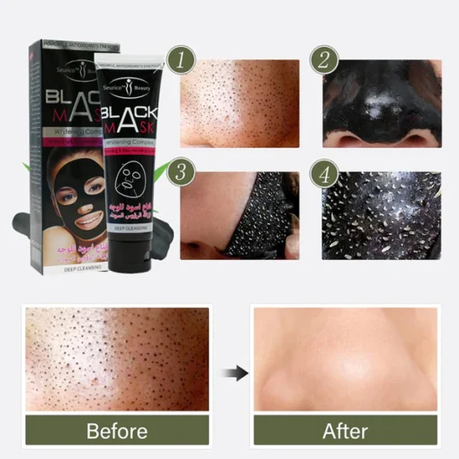 Seurico™ Bamboo Charcoal Deep Cleansing Blackhead Mask - Image 7