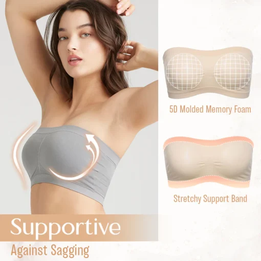 Biancat™ CozyLift Seamless Supportive Tube Bra - Image 6