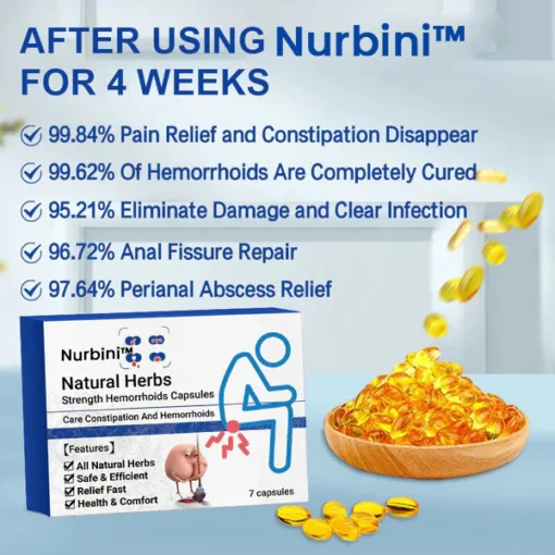 Nurbini™Herbal Strength Hemorrhoid Capsules - Image 5