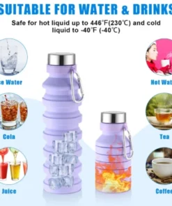 Portable Ultra-Light Silicone Folding Water Bottle