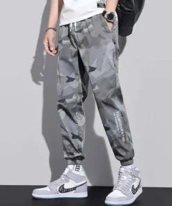 Camouflage Quick Drying Ice Silk Pants