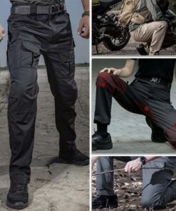 Mens Outdoor Tactical Breathable Waterproof Pants