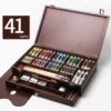 Artists' Oil Color Paint - Excellent Wood Box Set