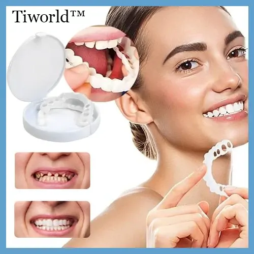 Tiworld™ Adjustable Snap-On Dentures | M o o n q o. c o m